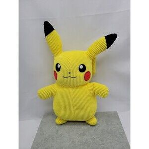 Pokemon Select Pikachu Corduroy 10" Plush Toy 2022 Game  Nintendo